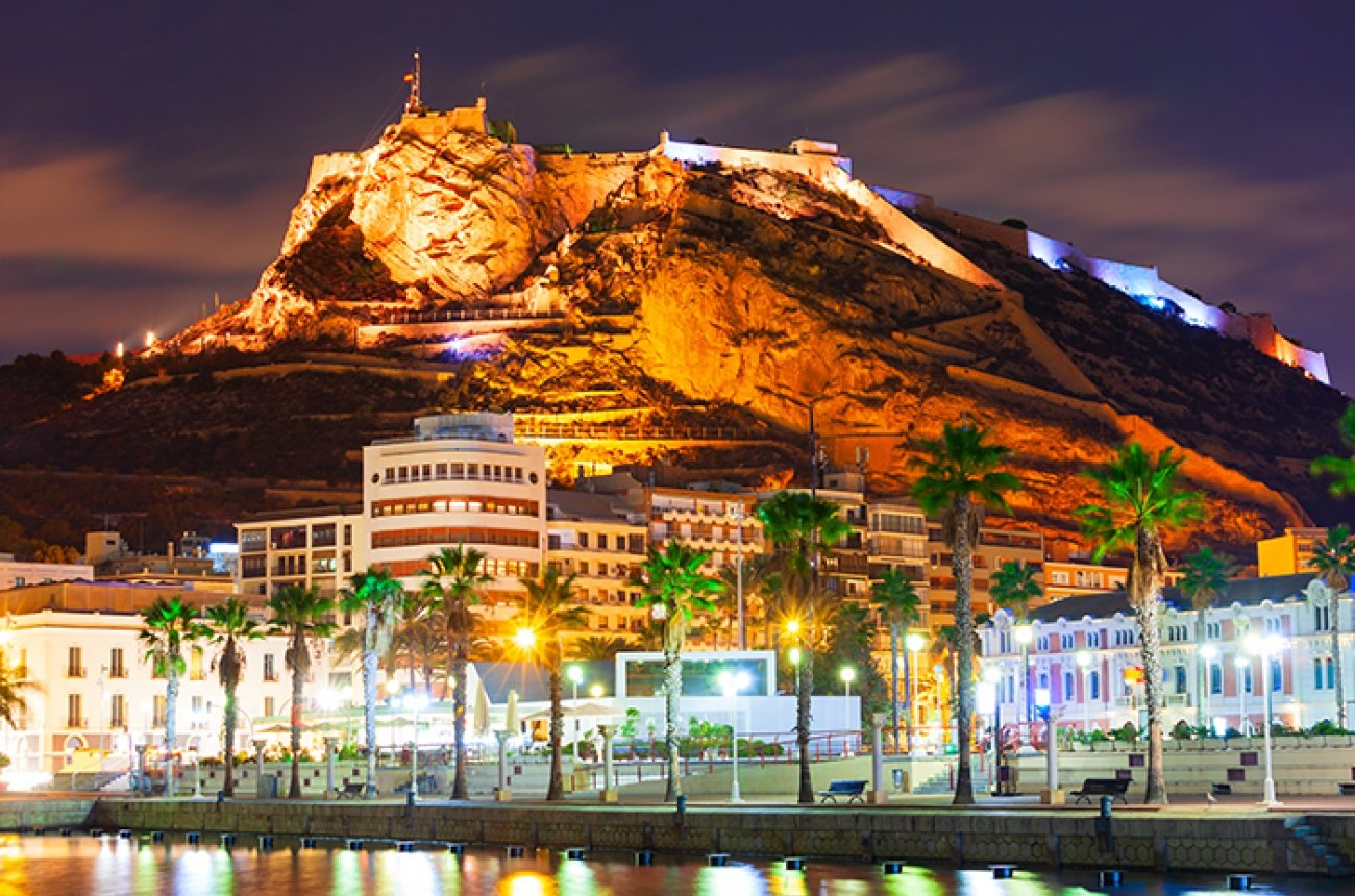 Spain skyline at University of Alicante