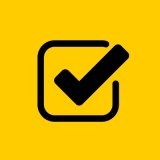 Icon with a check inside a square