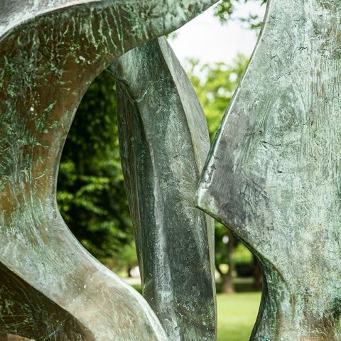 The Flame Statue detail close up 
