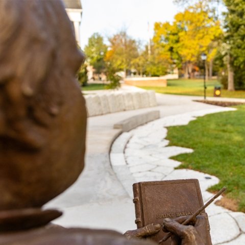 John Marshall Harlan statue profile