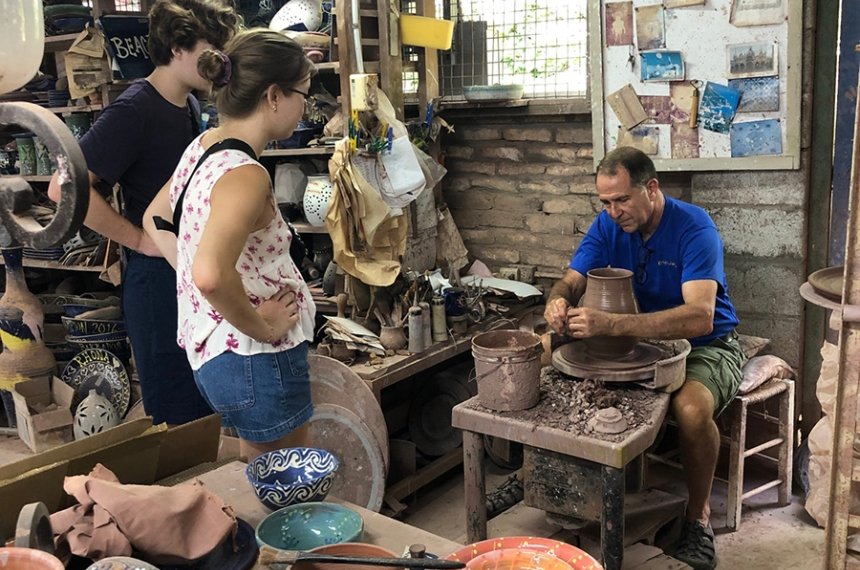 Students traveled to Barbados during the summer of 2023 in the course, "Research in Primate Behavior."