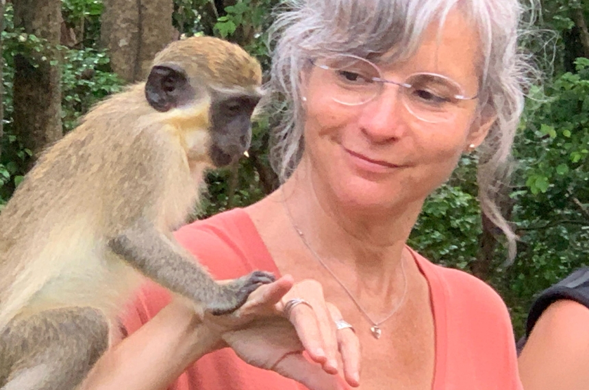 Students traveled to Barbados during the summer of 2023 in the course, "Research in Primate Behavior."
