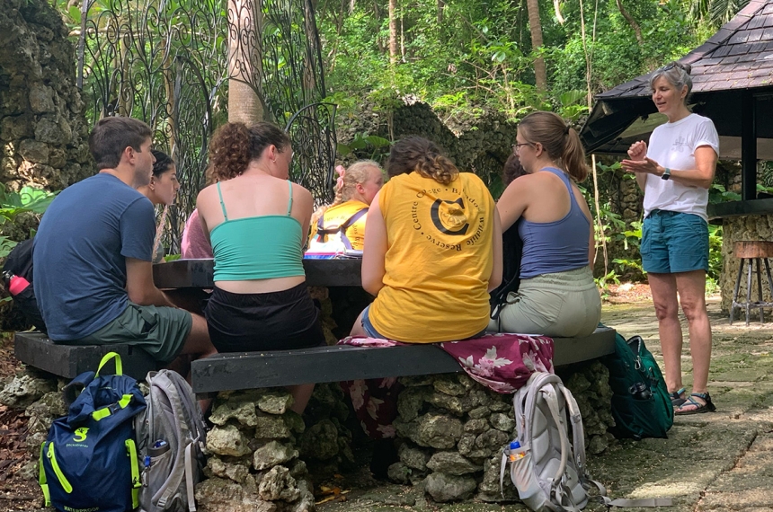 Students traveled to Barbados during the summer of 2023 in the course, "Research in Primate Behavior."