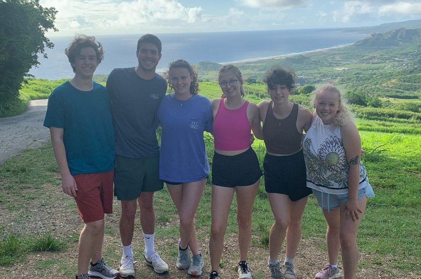 Students traveled to Barbados during the summer of 2023 in the course, "Research in Primate Behavior."