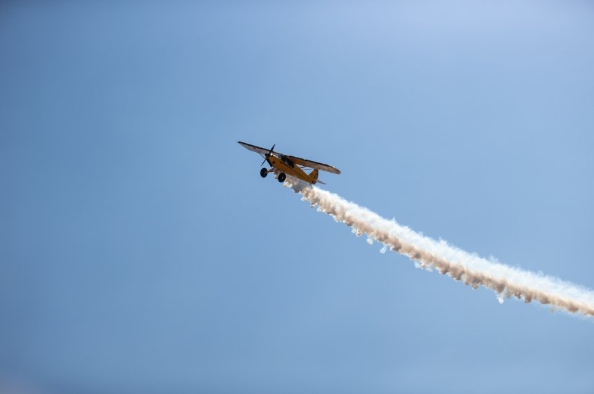 Keith Tarter '91 plane flyover