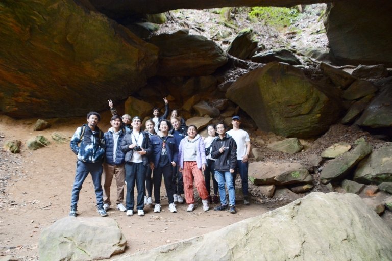 A Thanksgiving Break hike and zip-lining experience in Red River Gorge gave students the opportunity to get out and explore nature —&nbsp;a 
